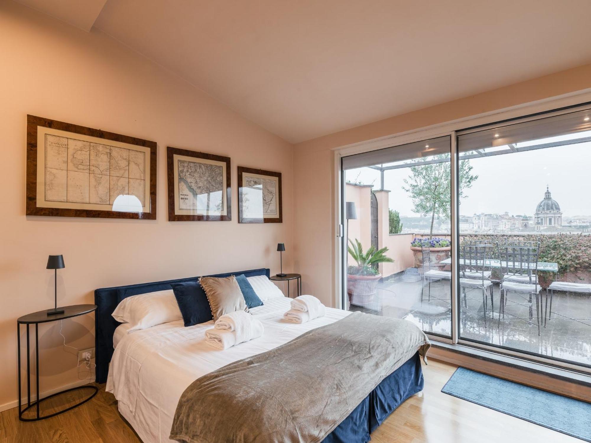 The Best Rent - Spacious Apartment With Terraces With Panoramic View Of Рим Экстерьер фото